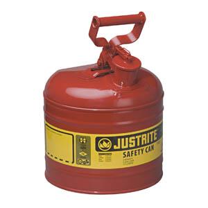 JUSTRITE 2 GAL TYPE I SAFETY CAN RED - Kamps Pallets